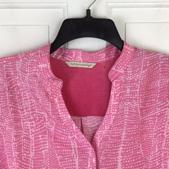 Soft Surroundings Henley Tunic Top Size M - Picture 4 of 6